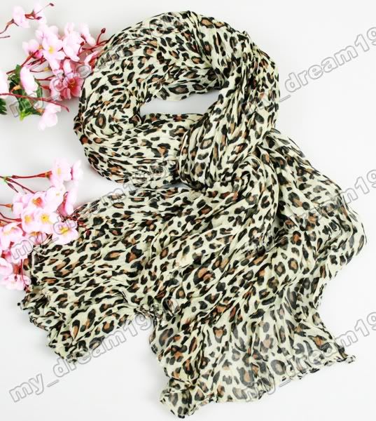 New Lovely Leopard Point Soft Ladies Shawl/Scarf#2031  