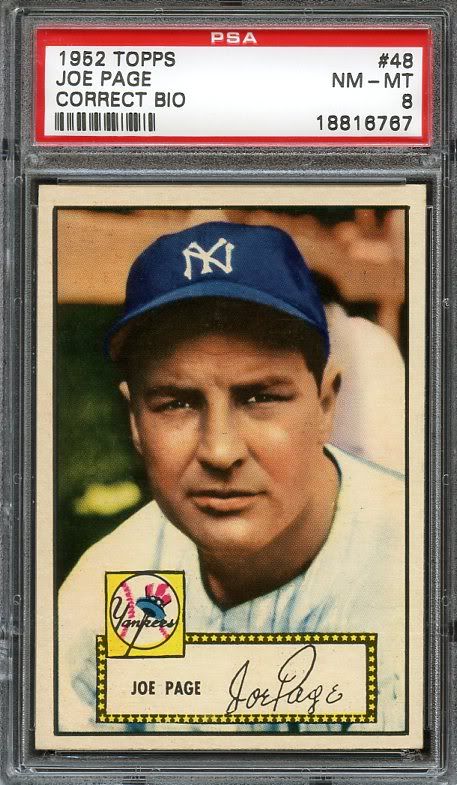VERY NICE CARD. PLEASE SEE OUR OTHER 1952 TOPPS CARDS.