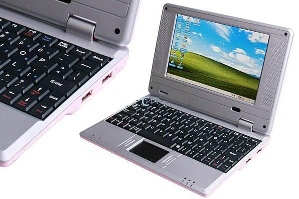   Ship7 inch Mini Laptop Netbook Computer WIFI WinCE 6.0 OS+GIFT  