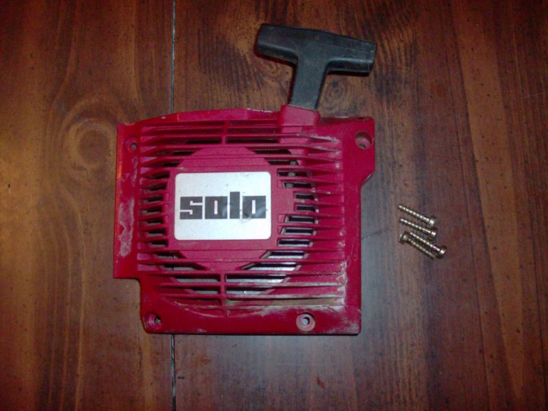 solo 645 639 chainsaw recoil pull start w/ screws NICE  