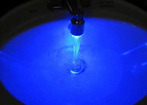   LED Faucet Light Temperature Sensor Water Glow Shower Hot Sell  