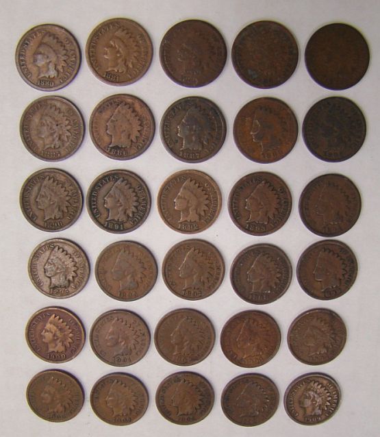 EARLY INDIAN HEAD CENTS+FLYING EAGLE=Lot of 151 old coins~vintage 