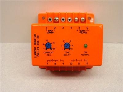 ATC CMU 24 DSE 20 CURRENT MONITOR RELAY 24 VDC USED  