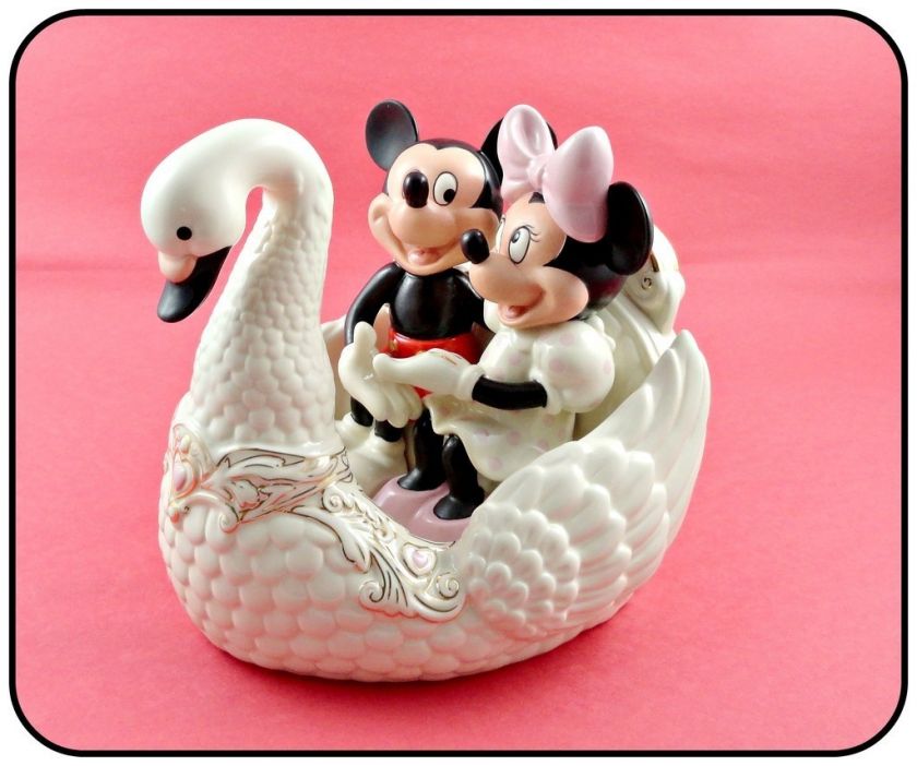 Lenox Disney Romance Under the Stars with Mickey Mouse Minnie Swan 