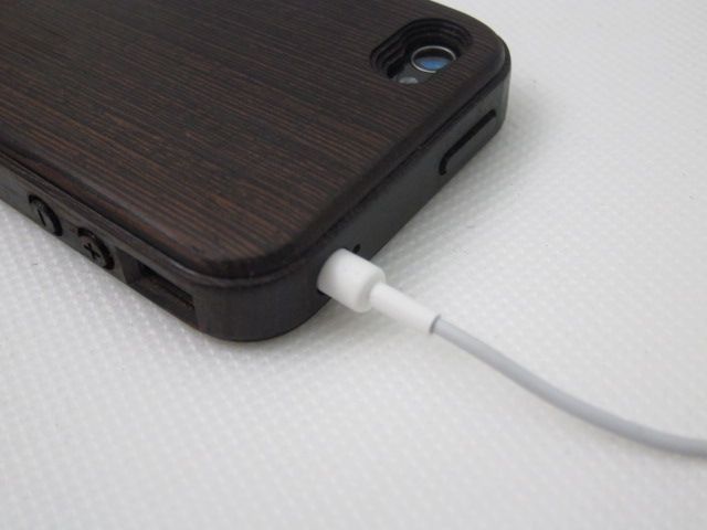 iwooden Black Walnut Wood Wooden Case Cover for iPhone 4 4S iw5 (100% 