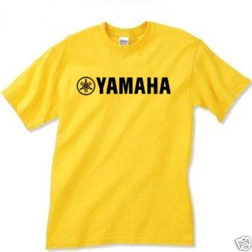 Classic Yellow and Black Retro Yamaha t shirt small 3X  