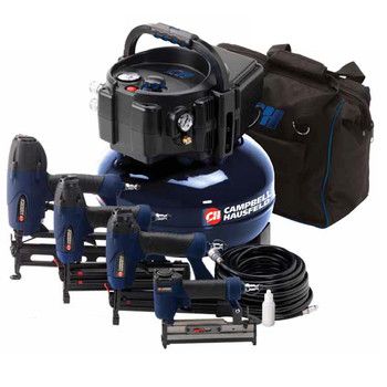 Campbell Hausfeld 0.8 HP 6 Gallon Oil Free Pancake Air Compressor with 