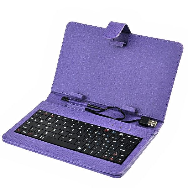   Leather Case Cover USB Keyboard For 7 Android Tablet PC ePad aPad MID