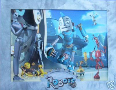 Animated Film Robots Lithograph in Sleeve 2005 Movie  