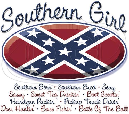 Dixie Outfitters T Shirt Southern Girl Rebel Confederate Flag Belle 