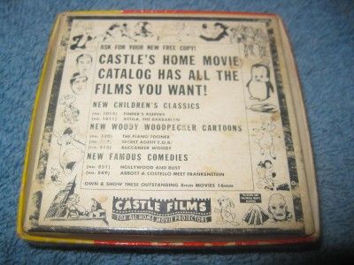 CASTLE FILM THE FLYING TURTLE CARTOON # 533 FAIRY FABLE 8/16 MM 