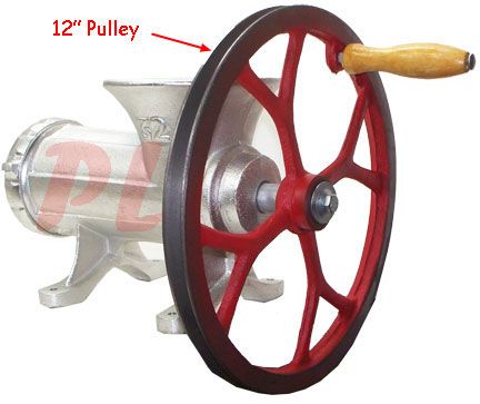 32 Meat Grinder Motor Pulley 2 Plate 3 Sausage Stuffer  